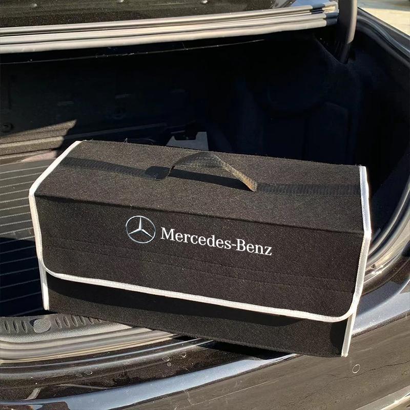 GLC GLB Car Storage Bag Folding Travel Tidying Box Trunk Tools Case For Mercedes Benz AMG GLC GLK GLE W206 W220 W205 W211 W203