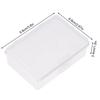 Small Semi-Transparent Plastic Cards Cases Folder Matte Flip-Top Jewelry Box Accessories Storage Organize Packaging Boxes