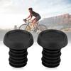 1 Pair Mountain Bike Scooter 22.2mm Handlebar Anti skid Rubber Bar End Plugs (black)