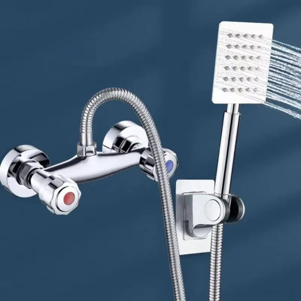 Металлический клапан впускной воды для душа, переключающий клапан горячей и холодной воды, креативный двойной клапан для душевого смесителя