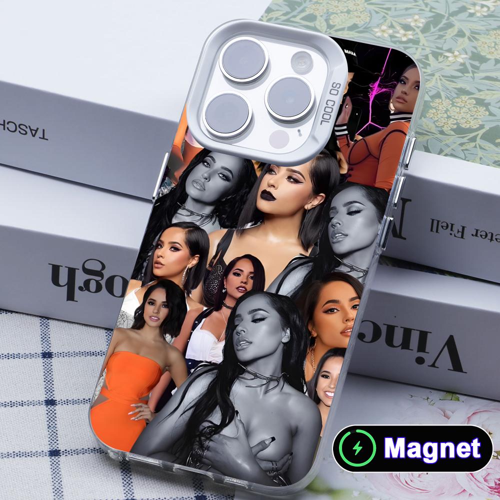 Fashion Becky G White Translucent MagSafe Mobile Phone Case for iPhone 17 16 15 14 13 12 11 X XR XS Air Pro Max Plus Cover