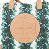 Tory Burch Ella 44 Magnetic Closure Vine Print Tote Bag Women Tote Bags Blue Green White 143238-960