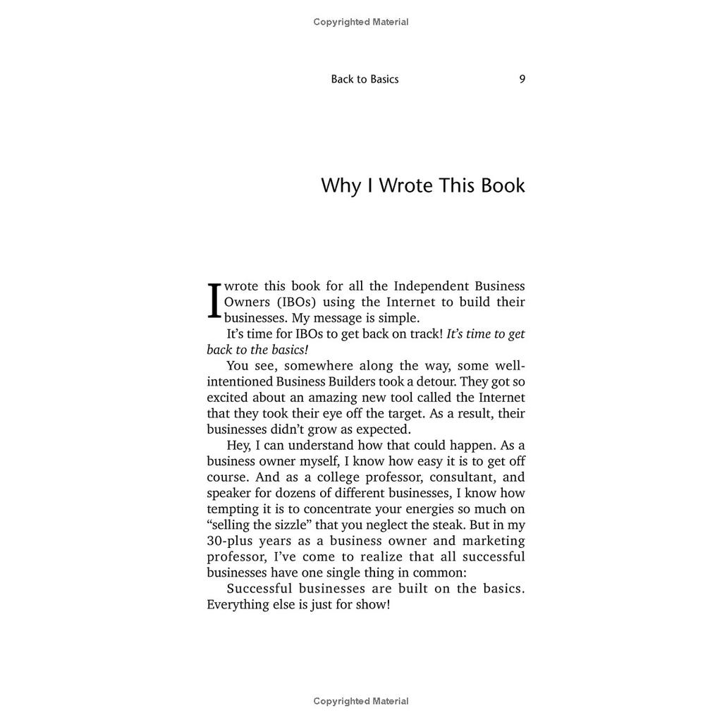 B2B MEANS BACK TO BASICS : Learn How To Boost Your Business Volume! Book JL186146877603