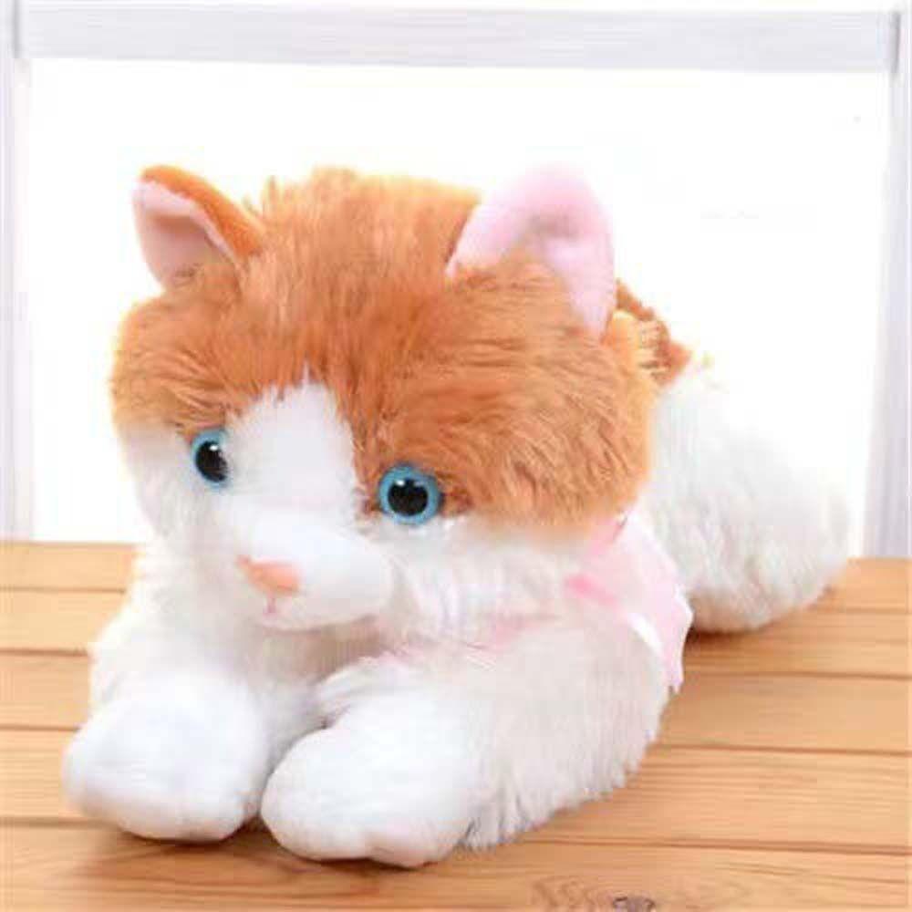Sleep Toy Kitten Pillow Simulation Cat Plush Toy Cat Plush Doll Cat Stuffed Toys Plush Pillow