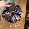 Французская двухслойная ткань для растушевки с принтом, Повязка на голову с завышенной талией, Элегантная резинка для волос и аксессуар для волос