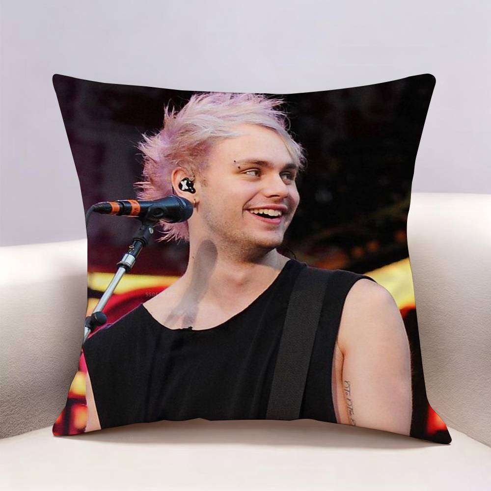 SOS SSeconds of Summer Doublesided print Pillow Case for Sofa Living Room Home office Decor Protective Cover
