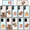 Для Samsung Galaxy S25 S24 S23 S22 S21 Ultra FE Plus A17 A37 A57 A56 A55 A06 A16 A15 A36 A26 A35 A05 A25 A54 A34 Чехол для телефона Постер Капибара Чехол