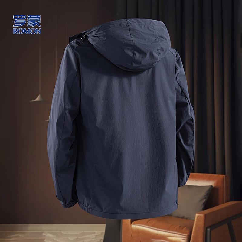 ROMON Мужская повседневная куртка с капюшоном