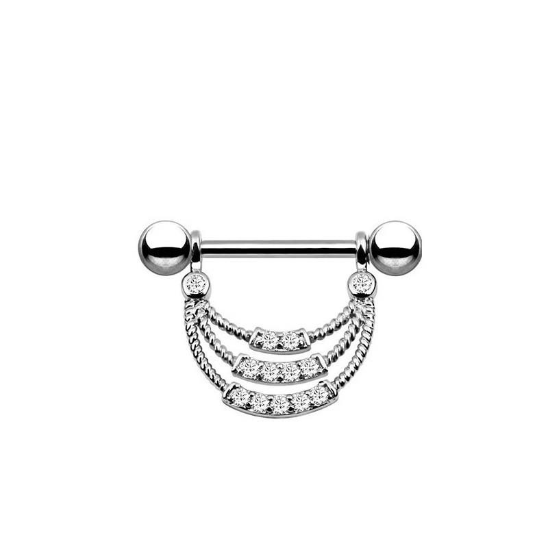 European & American Fashion Bee Angel Wings Nipple & Tongue Studs