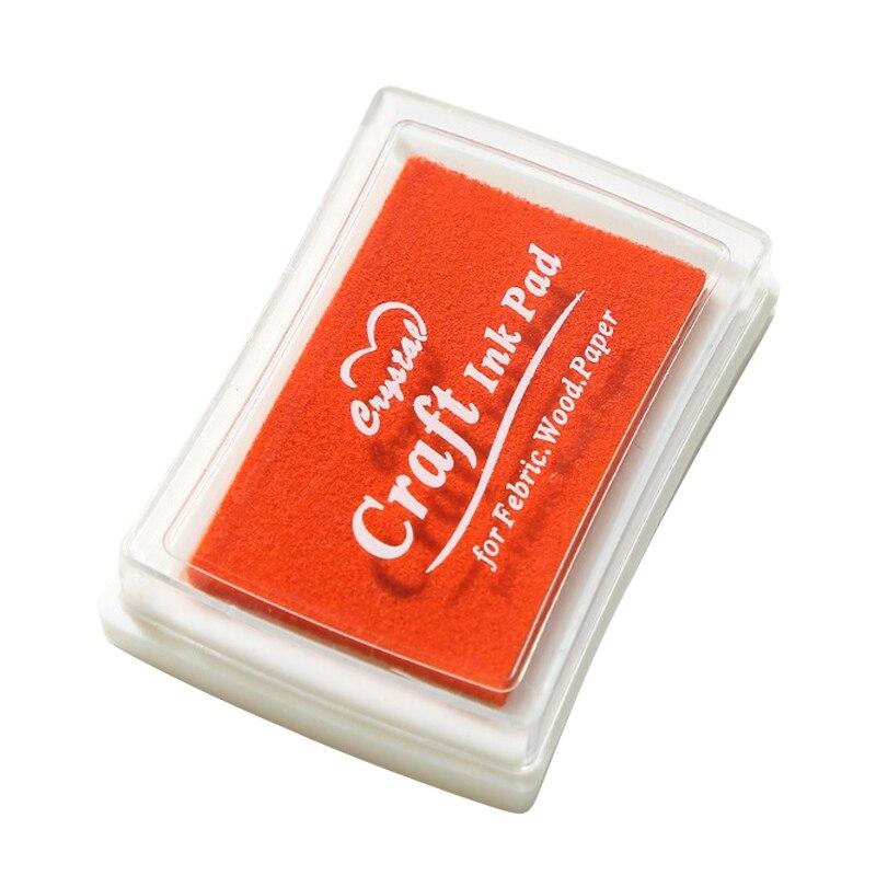 Non-Toxic Gradient Color Ink Pad Inkpad Rubber Stamp Oil Based Finger Print Nice Gift for Children Stamp DIY Art Craft