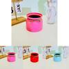 Plastic Edging Butterfly Bow Flower Pot With Macaron Colors For Wedding Hotel Faux Plant Decor
