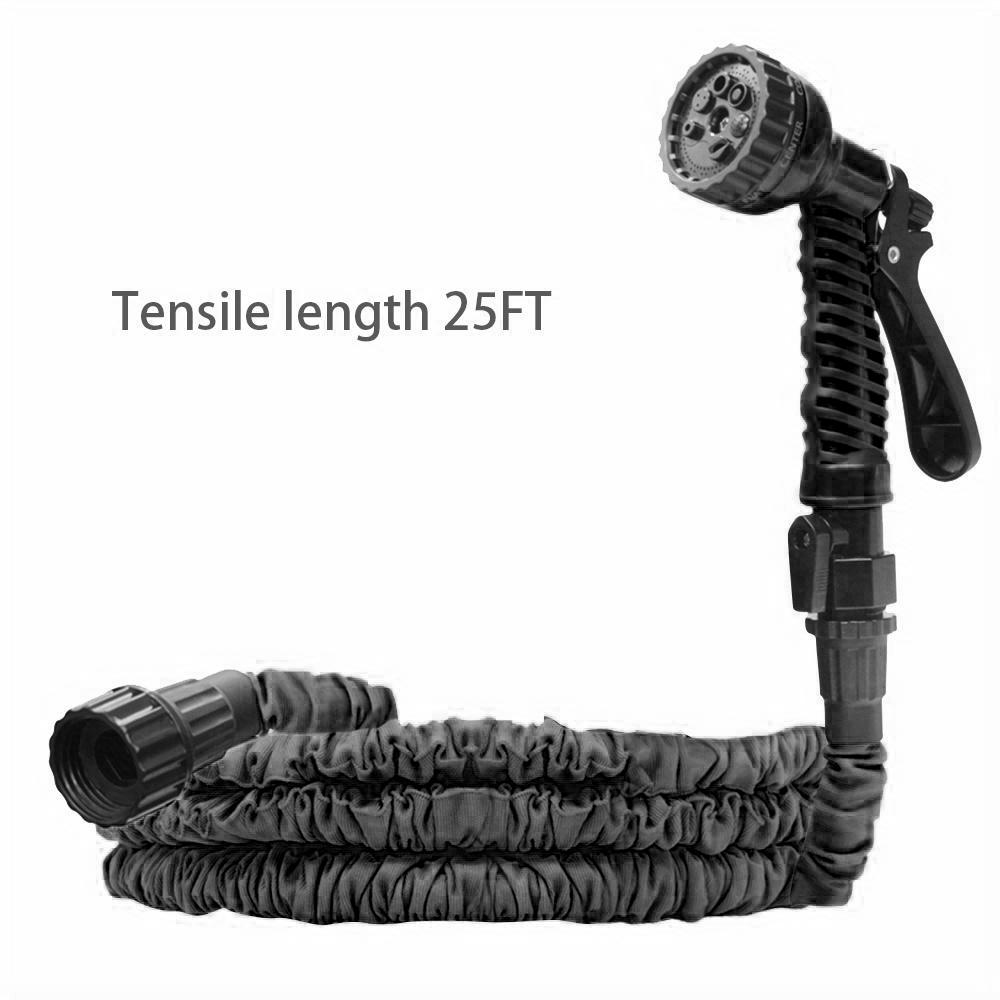 Heavyduty Hose Telescopic Garden 34" Highpressure Car Wash Pipe With Water Gun Allseason Rubber Hose For Lawnyard