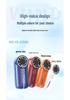 Compact High-Speed USB Rechargeable Digital Display Handheld Fan for Strong Summer Breeze