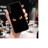 Black Cat Staring Eye On Phone Case For Huawei P30 Plus P8 Lite P9 Lite Back Coque for Psmart P20 Pro P10 Lite