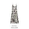 Kaslead New Women Clothes Western Style Fashion Temperament Hollow Out Print Dress 3476595 064