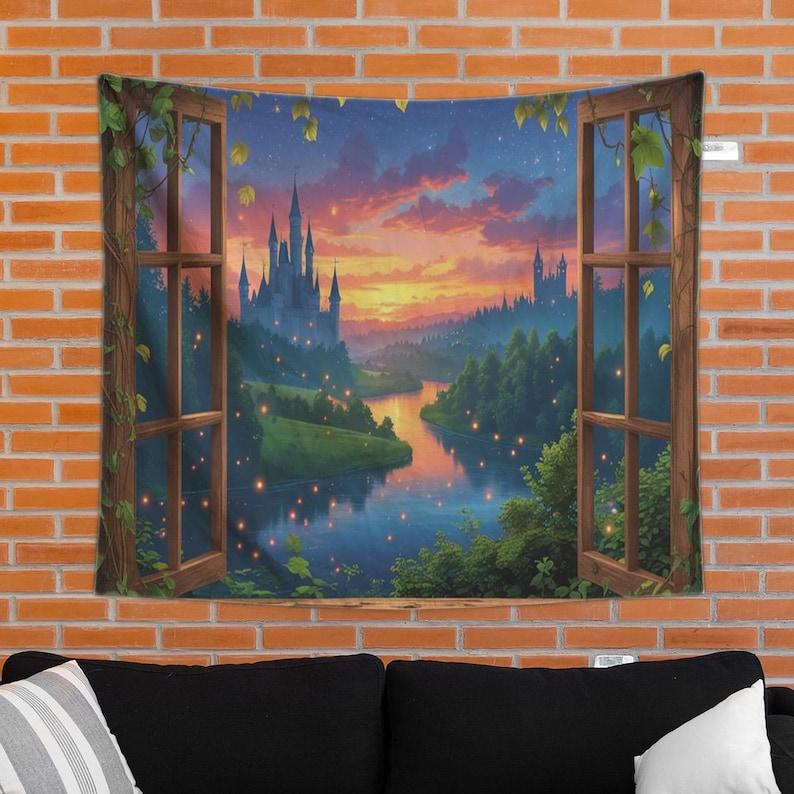 Fairy Tale Castle tapestry