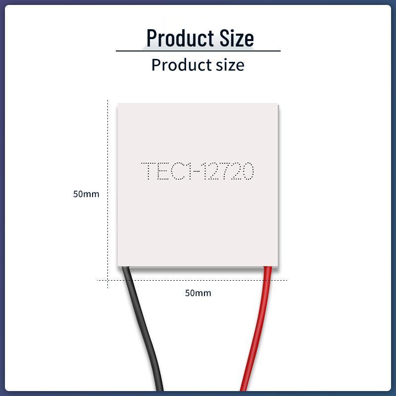 TEC1-12720 50x50мм Высокомощная полупроводниковая пластина Пельтье, 15,8В 20А для промышленного и медицинского применения