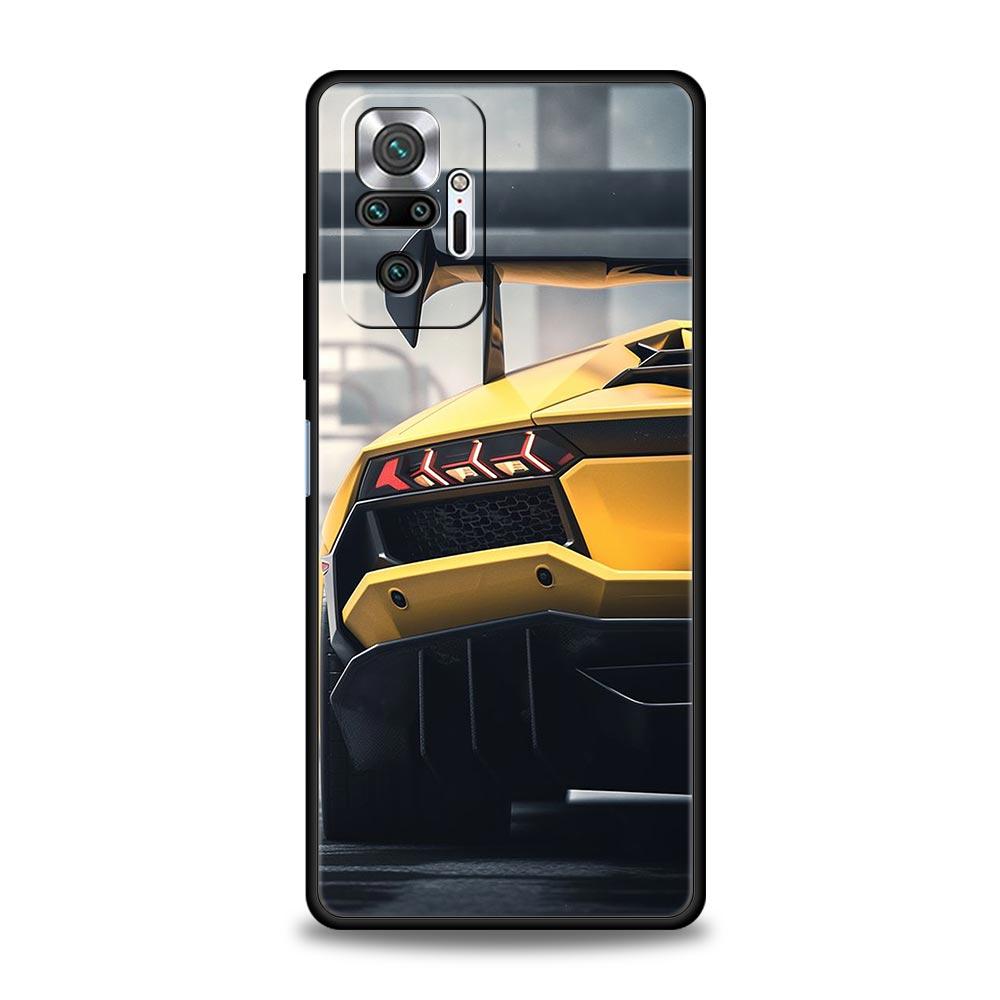 Чехол для телефона для Xiaomi Redmi Note 14 13 12 5G 9S 9 10 11 Pro Plus 4G 9T 14C 13C 12C 10C 9C 9A Мягкая крышка Супер Автомобиль Спорт