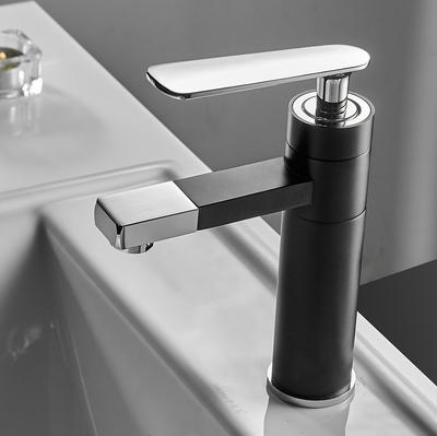 Смеситель для раковины матовый белый кран для ванной комнаты кран для раковины с одной ручкой отверстие для установки на бортике смеситель для горячей и холодной воды кран 855019