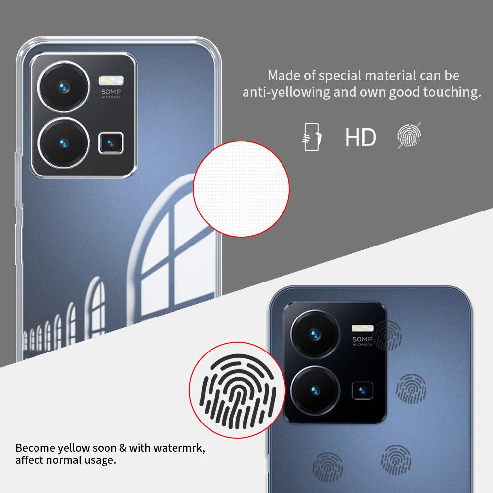 For Vivo Y35 4G 2022 Case Clear Silicone Soft Phone Case For Vivo Y35M 5G Clear Shockproof Cover for VivoY35 Y 35 M V2230A Coque