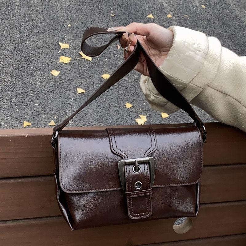 Премиальная ретро сумка-мессенджер через плечо под мышкой женская осенне-зимняя новая модная универсальная рабочая сумка для поездок