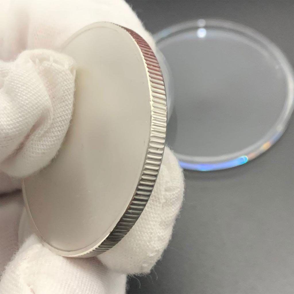 Металлическая жетон-челлендж 40 мм с пустой поверхностью для гравировки и памятного дизайна, включает коробку для хранения