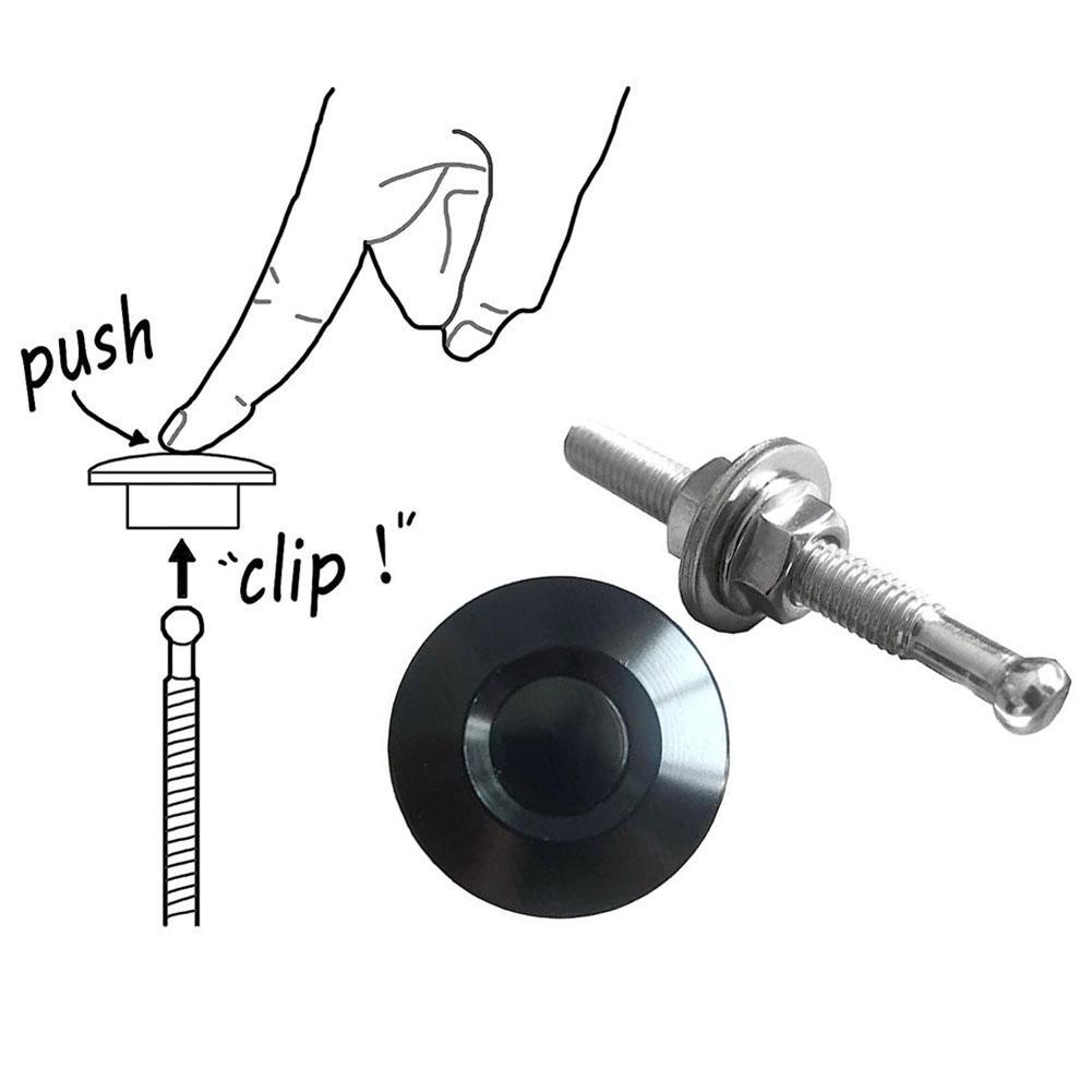 4 шт. универсальный алюминиевый бампер быстросъемный комплект креплений для багажника автомобиля крыло люк крышка бампер капот замок замена