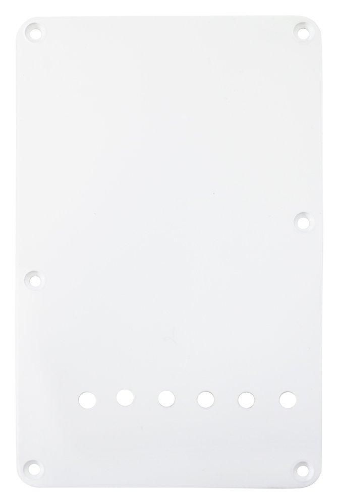 SCUD Backplate for Round Tremolo, 11.2mm Pitch, White, Hole, P-105W-RH