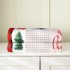 Xmas Grids Flannel Blanket Warm Lightweight,Merry Christmas Theme Warm Blanket for Couch Sofa Decor,Cartoon Santa Claus Warm