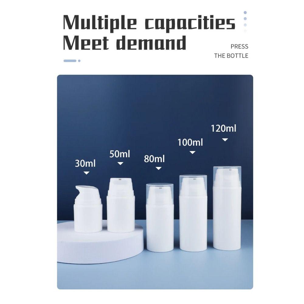 30/50/80/100/120/150 мл Пустой косметический флакон Многоразовый флакон для эмульсии Новый вакуумный флакон для лосьона