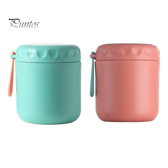 Изолированная герметичная термокружка для супа объемом 430 мл из нержавеющей стали для овсянки, молочной каши, семейного обеда