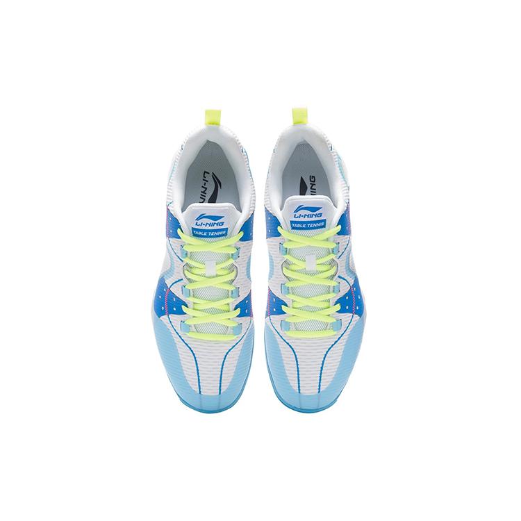Li Ning Кроссовки для тренировок с накладками, низкие, унисекс, Бело-синие APPR017-1