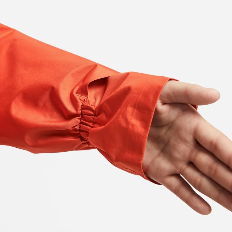 Nike Толстовка с капюшоном и принтом логотипа, женская куртка, оранжевая DM7566-861