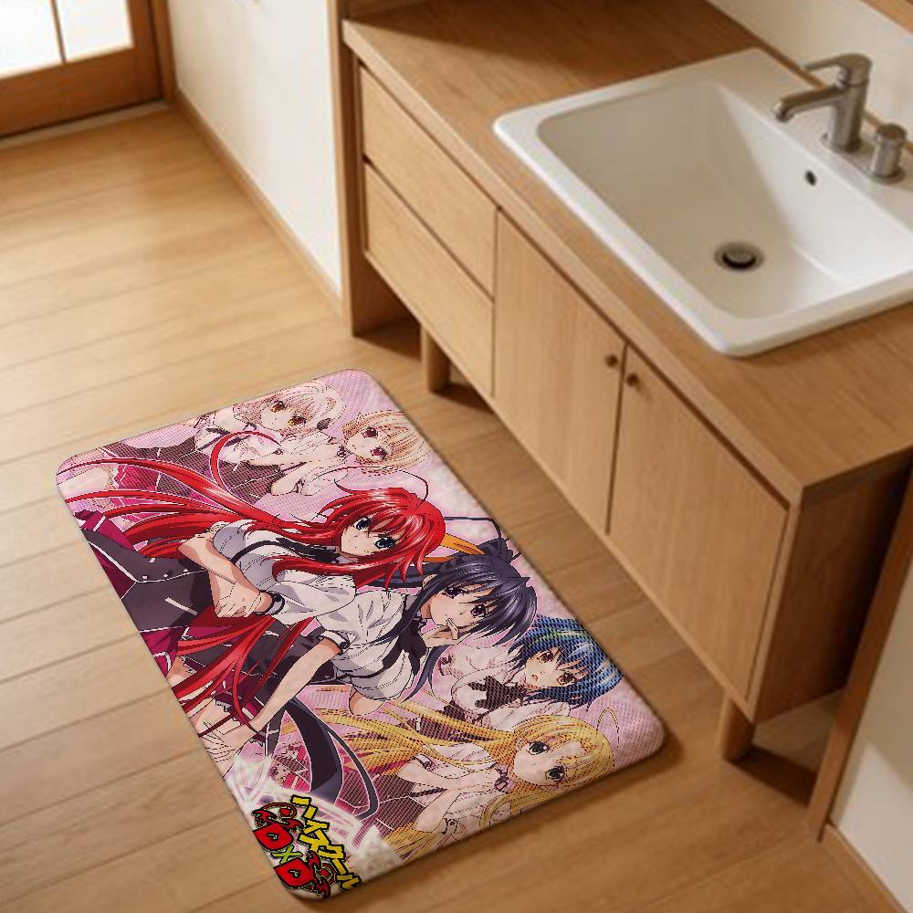Коврик для пола аниме High School DxD в стиле INS, мягкий ковер для пола в спальне, коврик для дома, прачечной, противоскользящие бытовые ковры