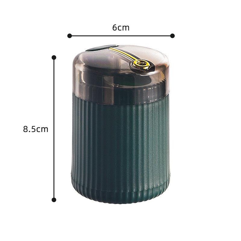 Pop Up Automatic Toothpick Dispenser Portable Plastic Toothpick Holder Container Press Toothpick Storage Box Organizer