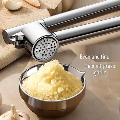 Пресс для чеснока и овощечистка из нержавеющей стали 304 - Ручной инструмент для измельчения, пюрирования и приготовления пасты