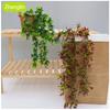 80 см искусственное растение красный кленовый лист плющ домашний декор зеленый вьющийся лист ротанг праздничный уличный декор спальни искусственный цветок