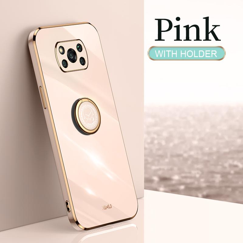 Чехол для телефона с золотой рамкой и покрытием для Xiaomi Mi Poco X3 Pro Nfc Gt F3 X3pro X 3 5g X3nfc, роскошный мягкий силиконовый чехол на заднюю панель
