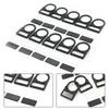 10pcs Push Button Switch Panel Label Frame Clip Installation for 22mm Aperture Material for Switch Function Organization