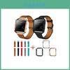 Замена кожаного ремешка для часов Fitbit Blaze с металлическим креплением, совместимая с Fitbit Fire Watch