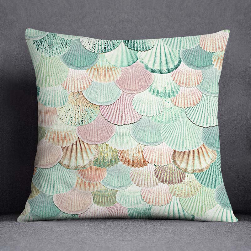 Новый темно-зеленый цветочный узор животного, украшение для дома, наволочка, современный простой квадратный офисный диван, декоративные чехлы для подушек