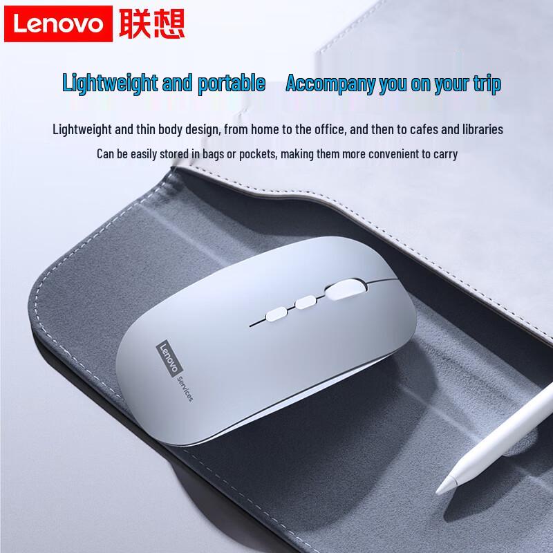 Lenovo M241 Dual-Mode Wireless Mouse with Silent Buttons
