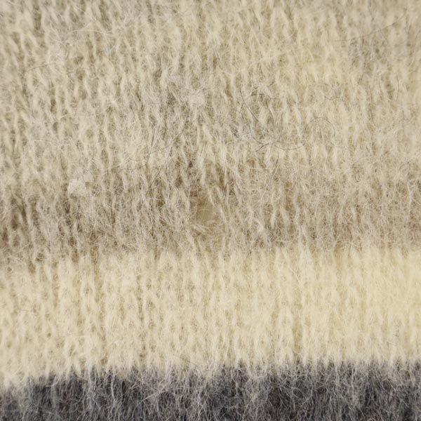 Vintage Вязаное пальто 70-х L Серое Женское Б/У