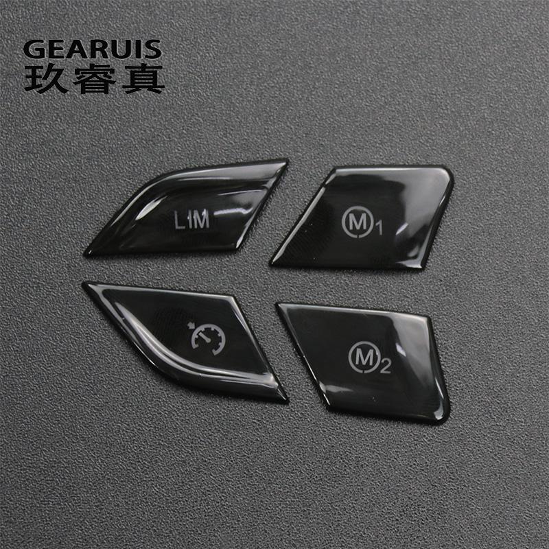 For BMW M3 M4 F80 F82 F83 4 Series 3gt Car Steering Wheel Button Switch Buttons Repair Cover Stickers Trim Interior