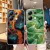 Мраморный мягкий прозрачный силиконовый чехол для Xiaomi Redmi Note 13 14T 15 Samsung A55 A35 S24 FE iPhone 15 Huawei Honor 200 Camera Защитный противоударный чехол