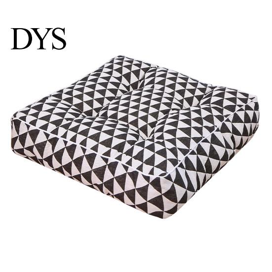 Comfortable Floor Pillow for Tatami Modern Stylish Chair Cushion, Ultra Soft Square Geometric or Cushion Kitchen Chairs Plant Prints, 15.75"x15.75"