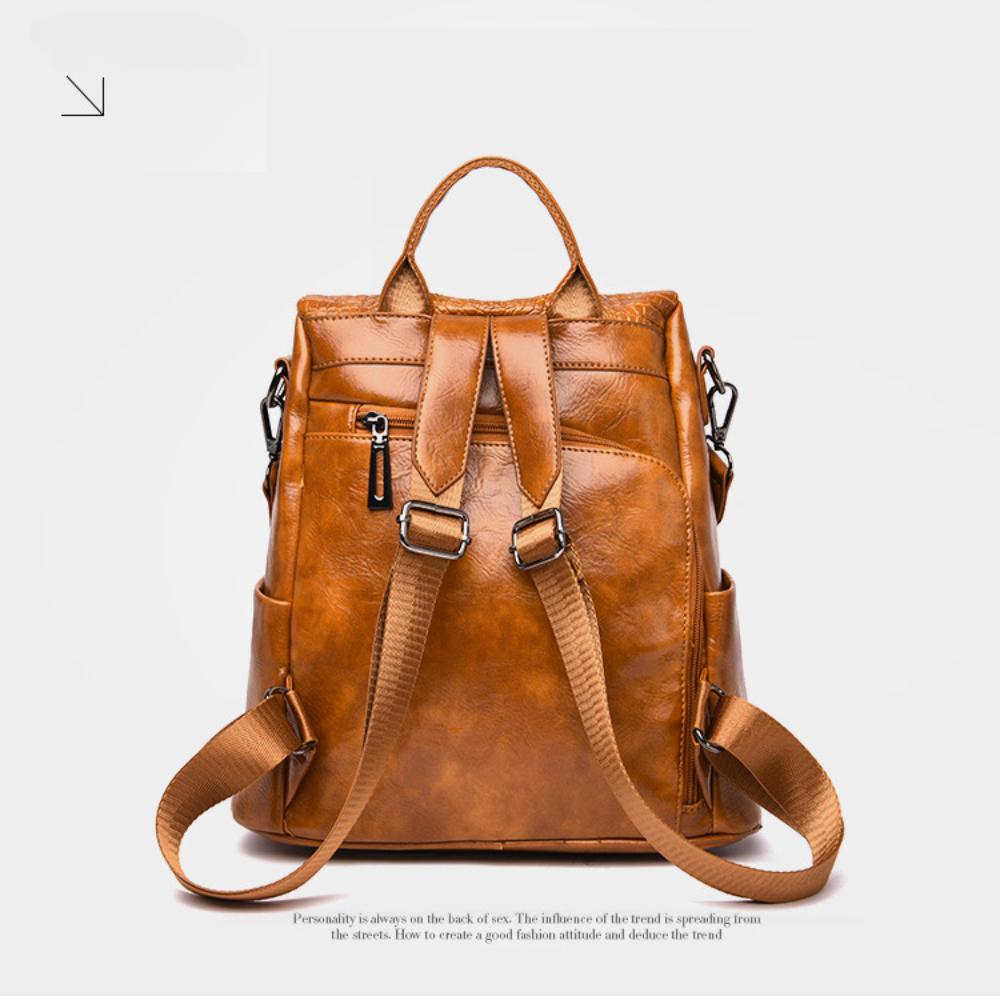 Женская сумка с крокодиловым принтом, новый модный модный рюкзак, повседневный универсальный рюкзак для школьниц