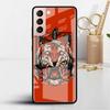 Чехол из стекла Tiger Animal для Samsung Galaxy S22 S20 FE S21 Plus, чехол для телефона S10 5G S9 Note 20 Ultra 10 Lite Shell