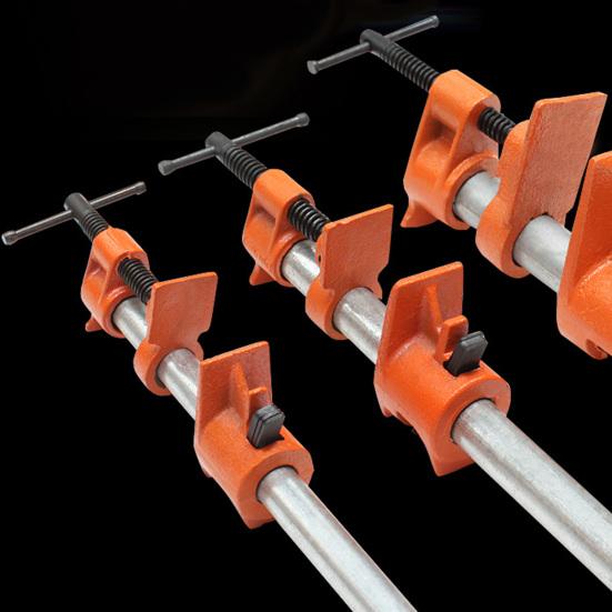 1 комплект, 1/2 дюйма, плотницкий хомут для труб, антидеформационный, устойчивый к ржавчине сталь, прочный деревянный хомут для склеивания труб, изделия из дерева