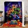 Colorful characters and elements from **Super Mario Galaxy** in space. for all seasons blanket lunch break throw gift